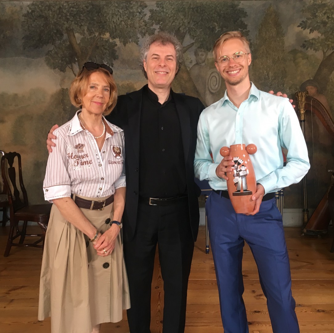 Jonatan Bougt, EAR-ly 2020 winner with Aina Kalnciema and Peter Pontvik